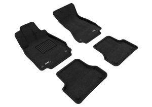 Audi A7 Floor Mats - Front and Rear - 3D MAXpider - Elegant Series - Black - `12-`18 Audi A7 Floor Mats - Front and Rear - 3D MAXpider - Elegant Series - Black - `12-`18